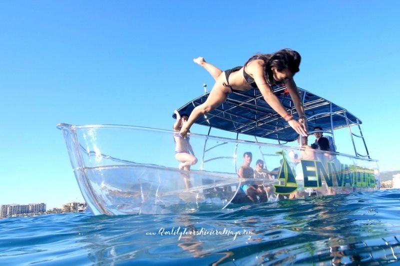 Cozumel Combo Cielo + Lancha Transparente