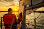 Velero por la Laguna de Bacalar