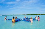 Bacalar Tour de Paddle o Kayak al Amanecer con Picnic Flotante