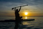 Bacalar Tour de Paddle o Kayak al Amanecer con Picnic Flotante